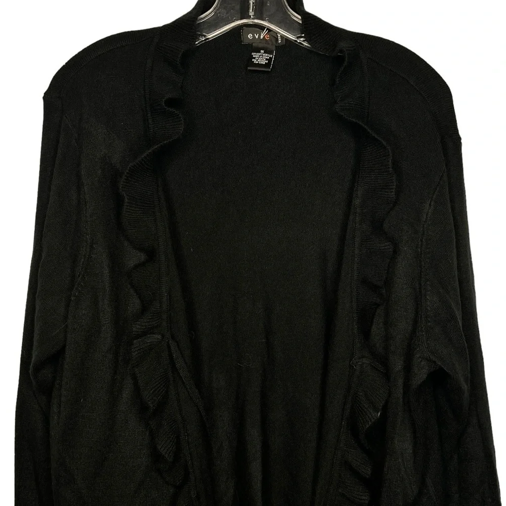 Evie Woman Black‎ Cardigan Sweater - Picture 2 of 5